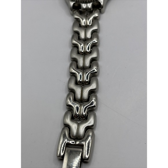 Eurotech Women's Quartz Watch Silver Tone Rotating Bezel- New Battery - Picture 6 of 9